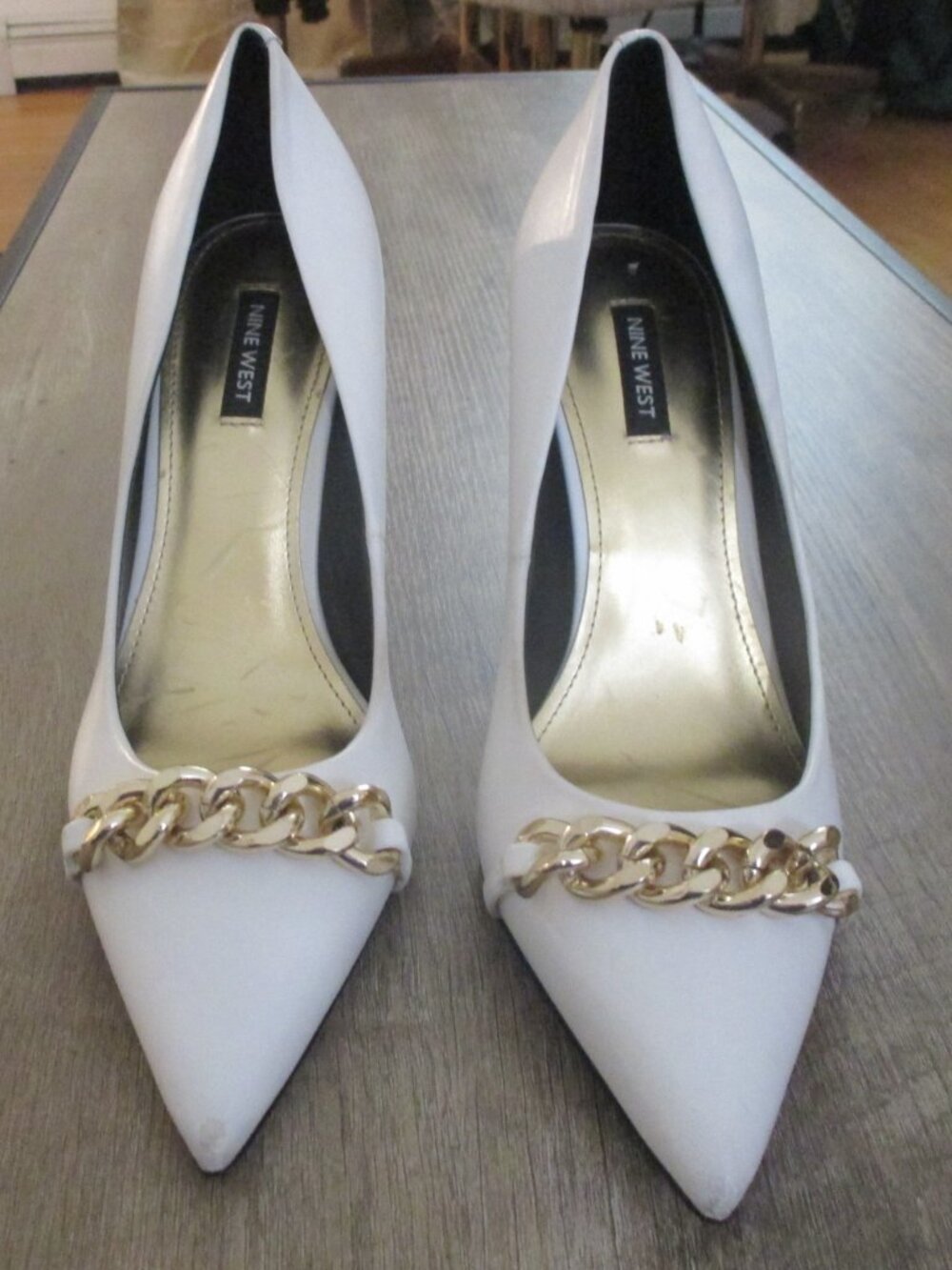 Nine West Balaan Pumps White size 11